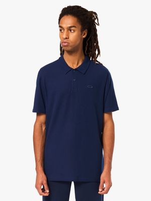 Men's Oakley Navy Relax Urban Lifestyle Polo T-Shirt