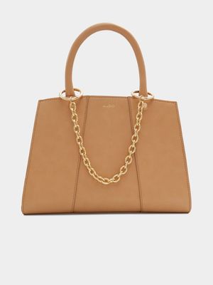 Women's ALDO Brown Satchel Bag