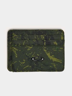 Oakley Green Ellipse Card Wallet