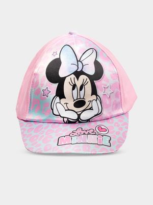 Minnie Mouse Pink Peak Cap