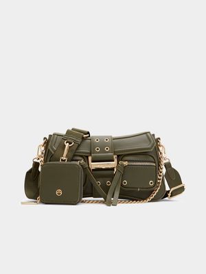 Women's ALDO Green Crossbody Bag