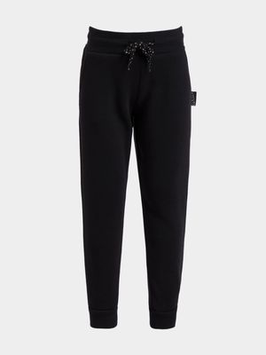 Younger Girl's Black Joggers