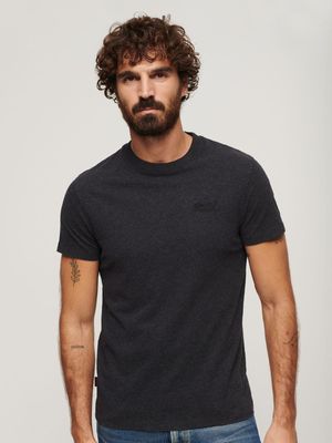 Men's Superdry Black Organic Cotton Raven T-Shirt