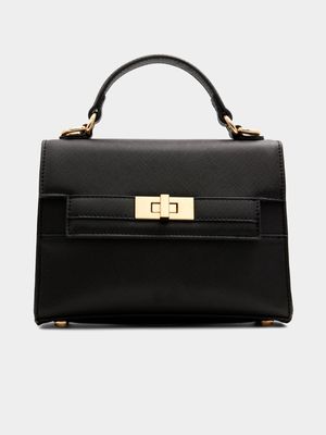 Women's Call It Spring Black Top Handle Handbag