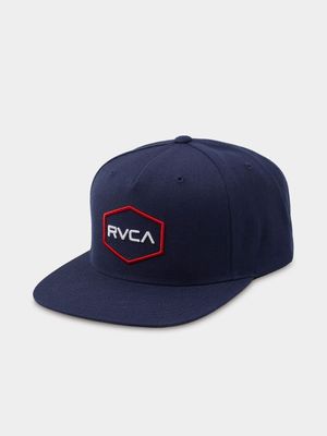 Boy's RVCA Blue Commonwealth Snapback Cap