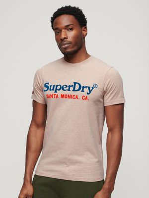 Men's SuperdryBeige Venue T Shirt