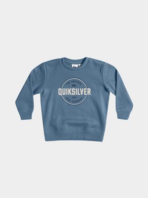 Boy's Quiksilver Blue Circle Up Crew Boy Sweater