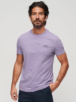 Men's Superdry Purple Organic Cotton Iris  T-Shirt
