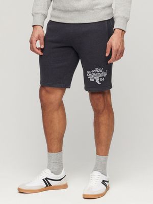 Men's Superdry Navy Athletic Graphic Shorts