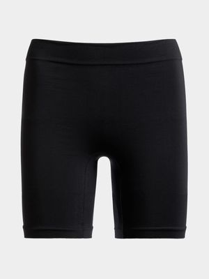 Women's Black Seamless Shorts