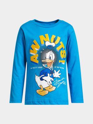 Jet Younger Boys Blue Donald Duck T-Shirt