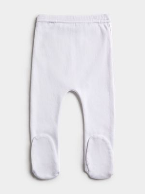 Jet Baby White Footed Legging