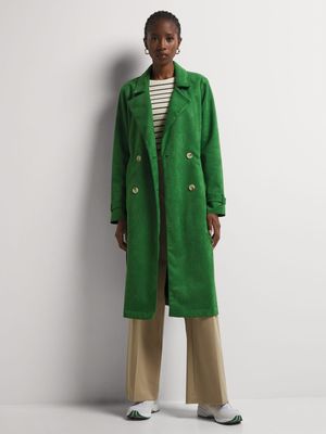 Suedette Unlined Trench Coat