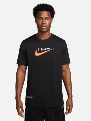 Nike Men's Dri-FIT Basketball Black T-Shirt