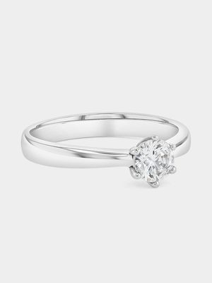White Gold 1.00ct Diamond Solitaire Ring