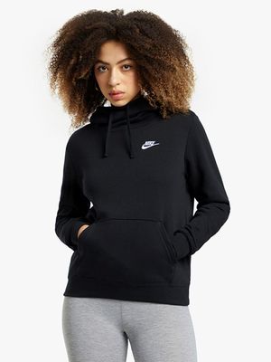 Nike Women's Nsw Black/White Hoodie