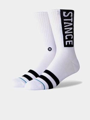 Stance OG White Crew Socks