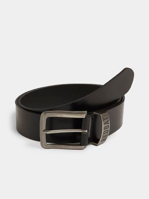 Redbat Black Leather Belt