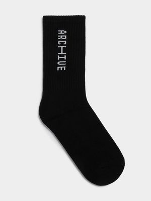 Archive Black Socks