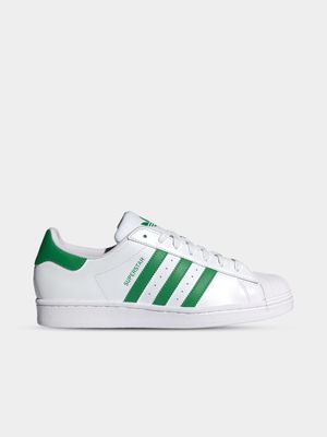 adidas Originals Men's Superstar White/Green Sneaker