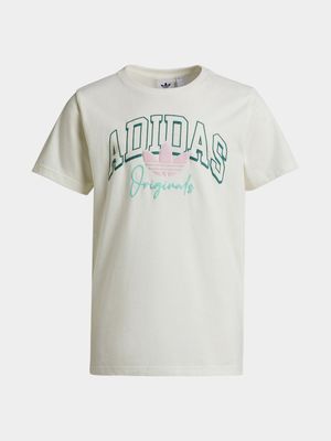 adidas Originals Unisex Youth Collegiate White T-shirt