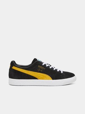 Puma Men's Clyde OG Black/Yellow Sneaker