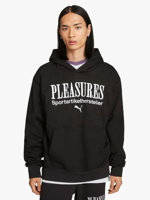 Puma x Pleasures Men's Black Hoodie
