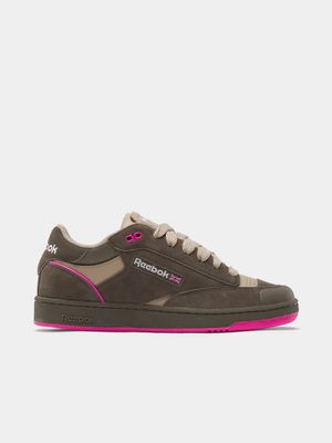 Reebok Women's Club C Brown/Pink Sneaker