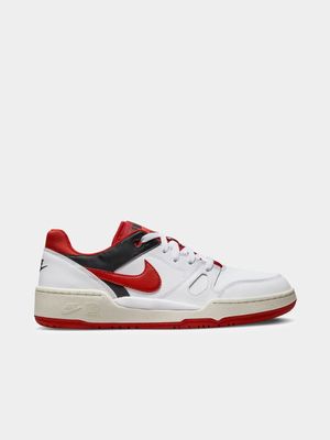Nike Men's Full Force White/Red/Black Sneaker