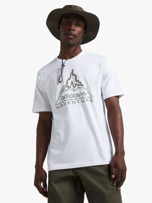 adidas Originals Men's Adventure White T-Shirt