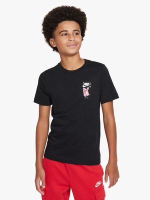 Nike Unisex Youth NSW Boxy Black T-shirt