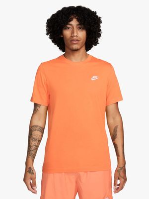 Nike Men's Nsw Orange T-Shirt