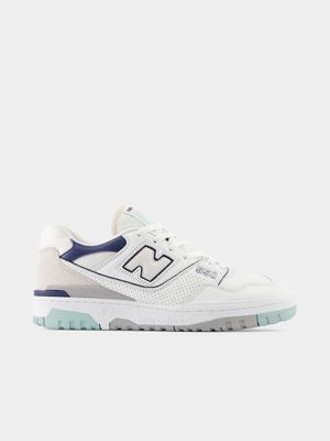 New Balance Men's 550 White/Blue Sneaker