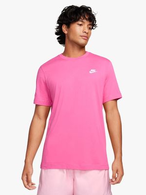 Nike Men's Nsw Pink T-Shirt