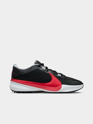 Nike Men's Zoom Freak 5 Basketball Black/Red Sneaker