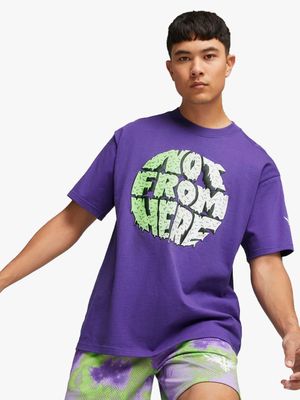 Puma Men's Melo Toxic Purple T-Shirt
