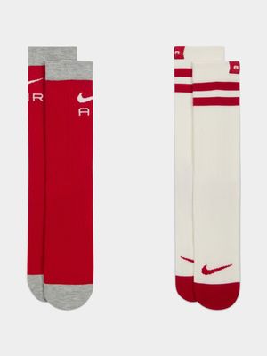 Nike Unisex 2-Pack Everyday Essentials Multicolour Crew Socks