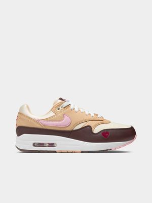 Nike Women's Air Max 1 87 VDay Pink/Brown/Red