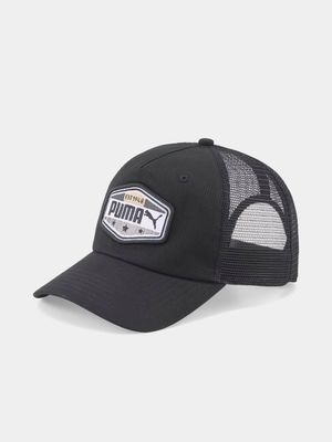Puma Unisex Prime Trucker Black Cap