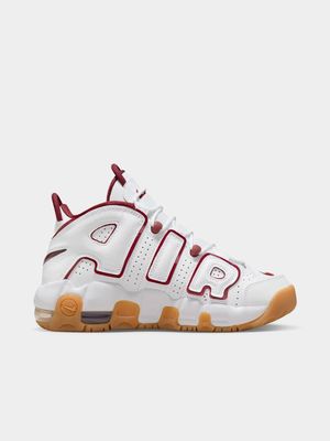 Nike Junior Air Uptempo White/Red Sneaker