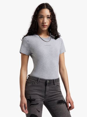 Redbat Classics Women's Grey Melange T-Shirt
