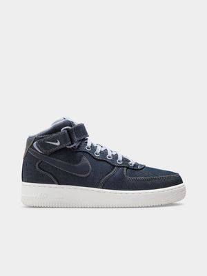 Nike Women’s Air Force 1 '07 Denim Mid Blue/White Sneaker