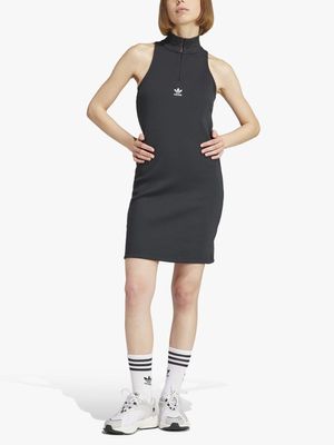 adidas Originals Women's Black Rib Dress