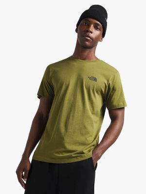 The North Face Men's Simpe Dome Forest Olive T-shirt
