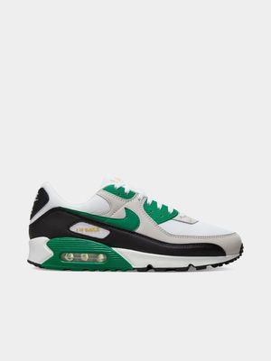 Nike Men's Air Max 90 White/Green Sneaker