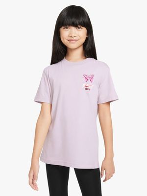 Nike Girls Youth NSW Violet T-shirt