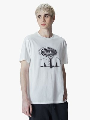 Converse Men's Retro Chuck White T-Shirt
