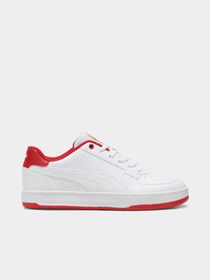 Puma Men's Ferrari Caven White/Red Sneaker