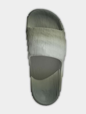 adidas Originals Men's Adilette Silver/Green Sandal