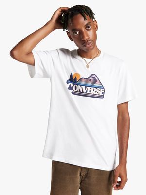 Converse Men's White T-Shirt